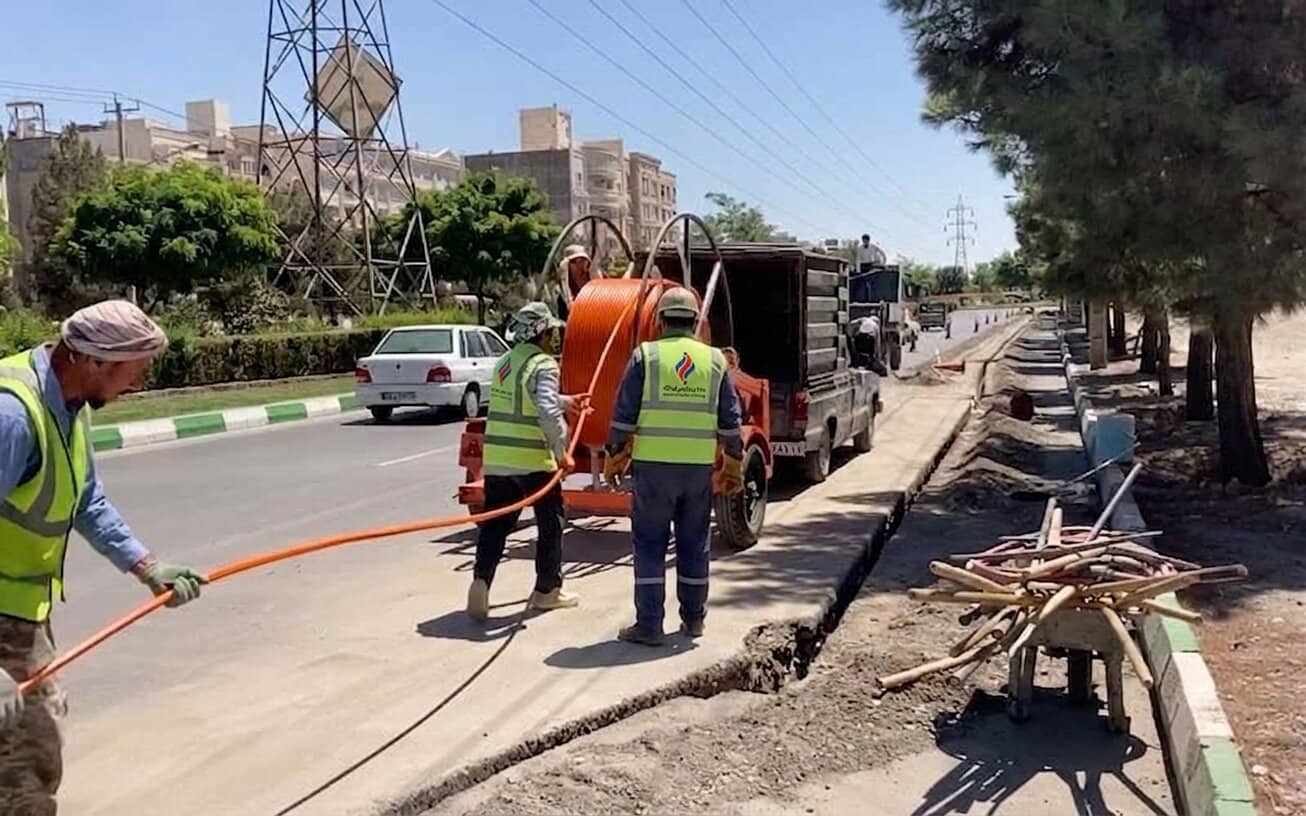 اجرای شبکه فیبر نوری